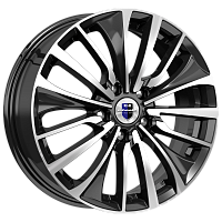 Литые диски Flanker (КС1097) 6.500xR17 5x114.3 DIA67.1 ET46 алмаз черный для Mitsubishi Asx
