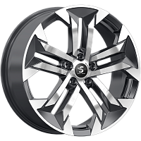 Литые диски КР015 (19_CX-5) (КР015) 7.500xR19 5x114.3 DIA67.1 ET45 Diamond Black Gris для KIA Sorento