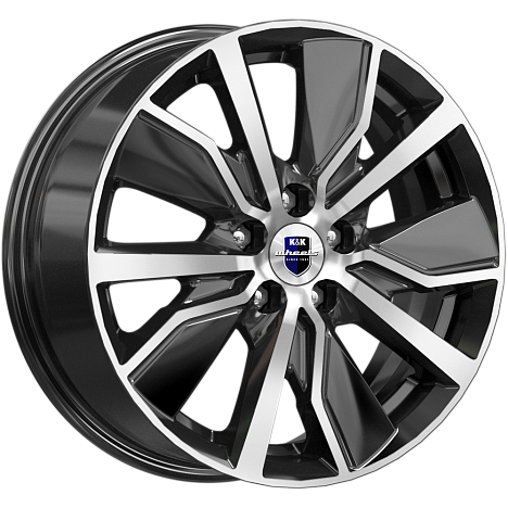 Гамбит (КС961) 6.500xR16 5x114.3 DIA67.1 ET44 алмаз черный Гамбит (КС961) 6.500xR16 5x114.3 DIA67.1 ET44 алмаз черный