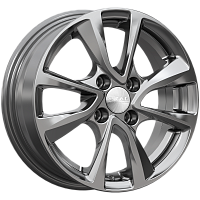 Литые диски НИЦЦА (КЛ287) 5.500xR14 4x100 DIA67.1 ET45 графит для Suzuki Swift