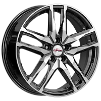 Литые диски Бомбей (КС1075) 6.500xR18 5x114.3 DIA66.1 ET47 Блэк Джек для Renault Megane Литые диски Бомбей (КС1075) 6.500xR18 5x114.3 DIA66.1 ET47 Блэк Джек для Renault Megane