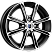 Флэш (КС710) 5.000xR13 4x108 DIA67.1 ET40 алмаз черный Флэш (КС710) 5.000xR13 4x108 DIA67.1 ET40 алмаз черный