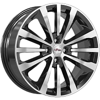 Литые диски Андерсен (КС912) 7.000xR17 4x100 DIA60.1 ET41 Блэк Джек для Renault Clio Литые диски Андерсен (КС912) 7.000xR17 4x100 DIA60.1 ET41 Блэк Джек для Renault Clio