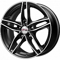 Литые диски Moskva (КС689) 6.500xR16 5x114.3 DIA67.1 ET45 Блэк Джек для Mazda Axela